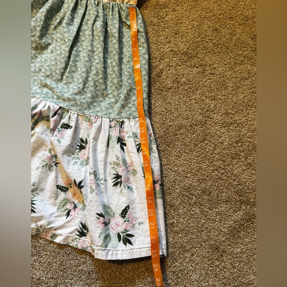 Handmade by me. Women’s Tiered dress 100% cotton size M/L - Picture 10 of 13